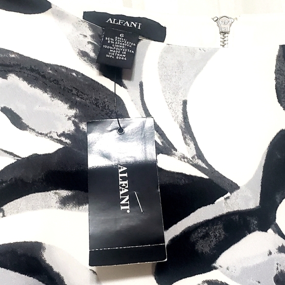 Alfani NWT Sz 6 Luxe Jungle Botanical Print Dress - Picture 7 of 12